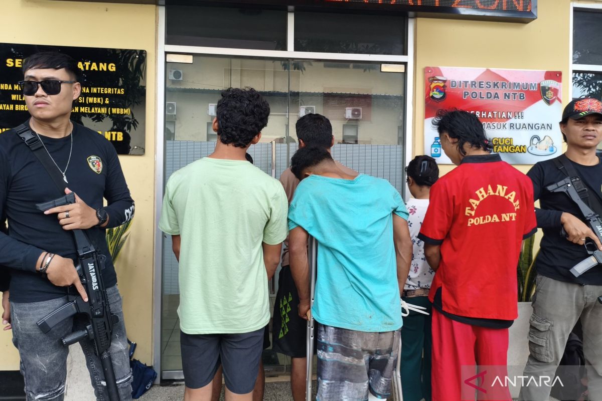 Polda NTB tangkap komplotan pencurian uang Rp332 juta di sebuah toko