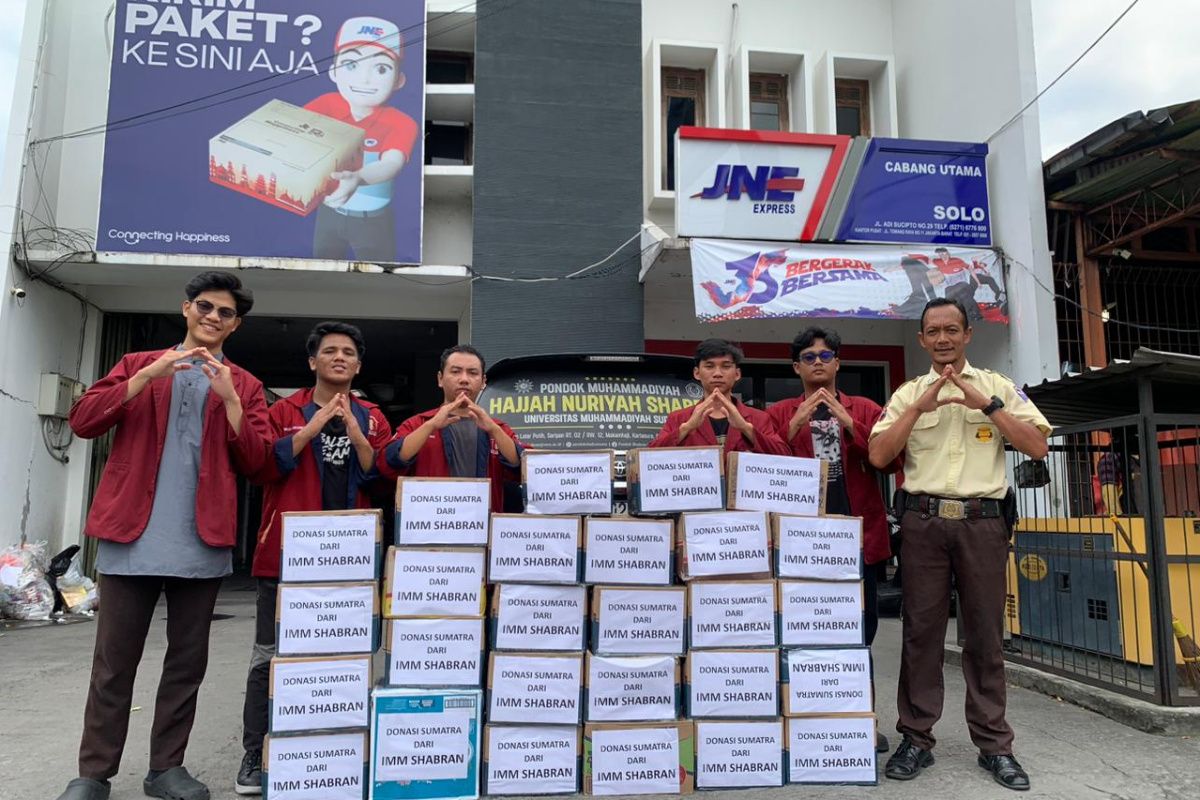 IMM Shabran UMS salurkan bantuan untuk korban bencana di Sumatera