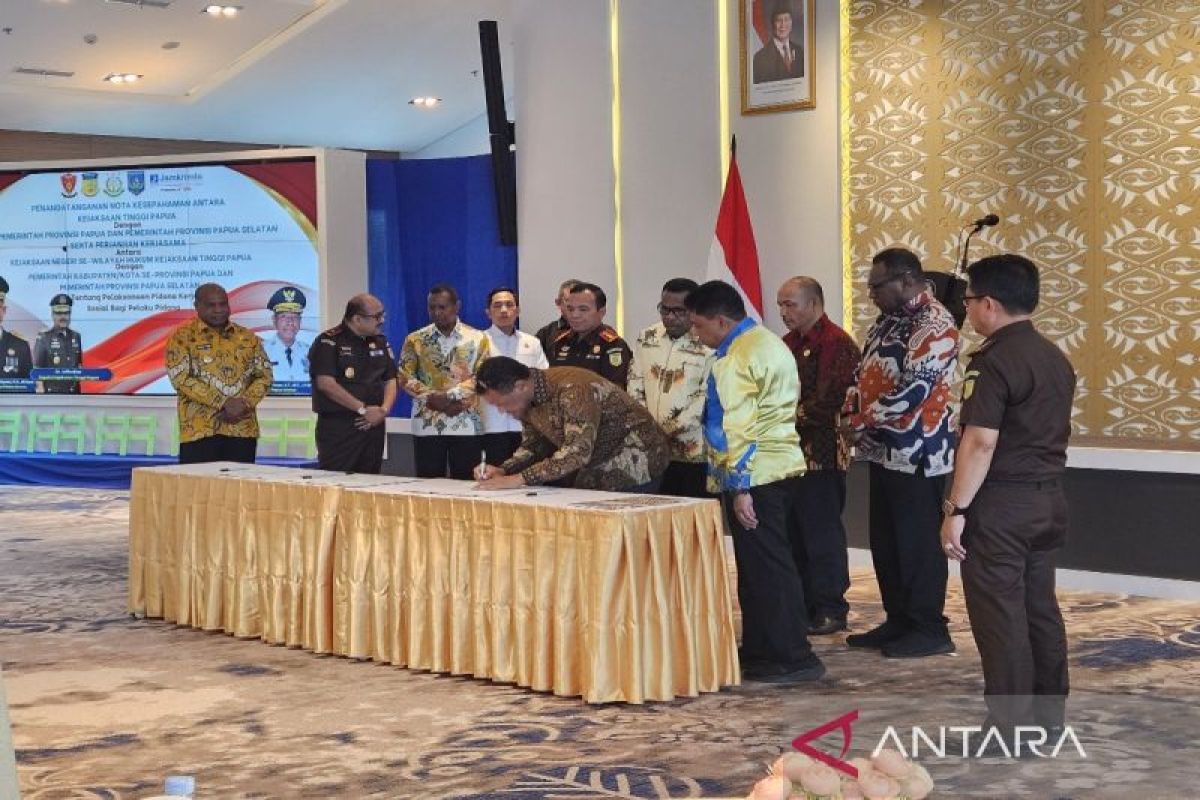 Pemprov-Kejati menjalin kerja sama penerapan hukum rehabilitatif di Provinsi Papua