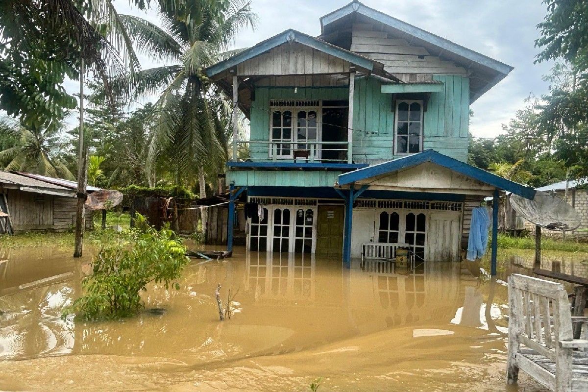 Hujan deras, 348 rumah warga terendam banjir 60 cm di Keerom Papua