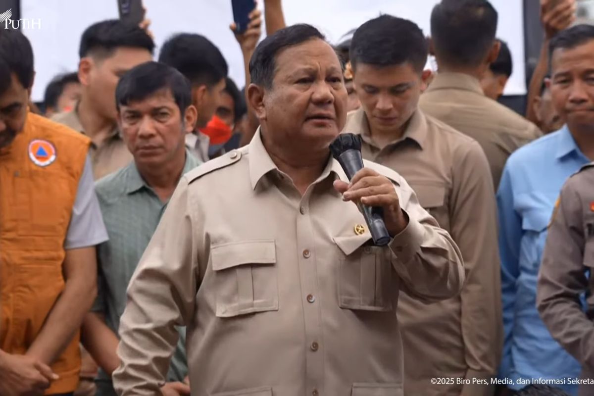 Prabowo minta maaf sebut pemulihan listrik Aceh terus diupayakan