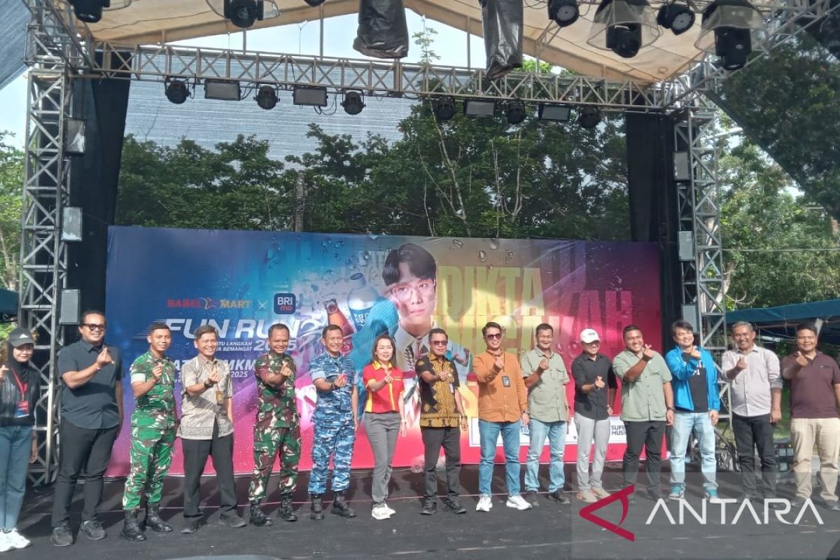 120 pelaku UMKM ramaikan Bazar dan Fun Run Babel Mart x BRImo