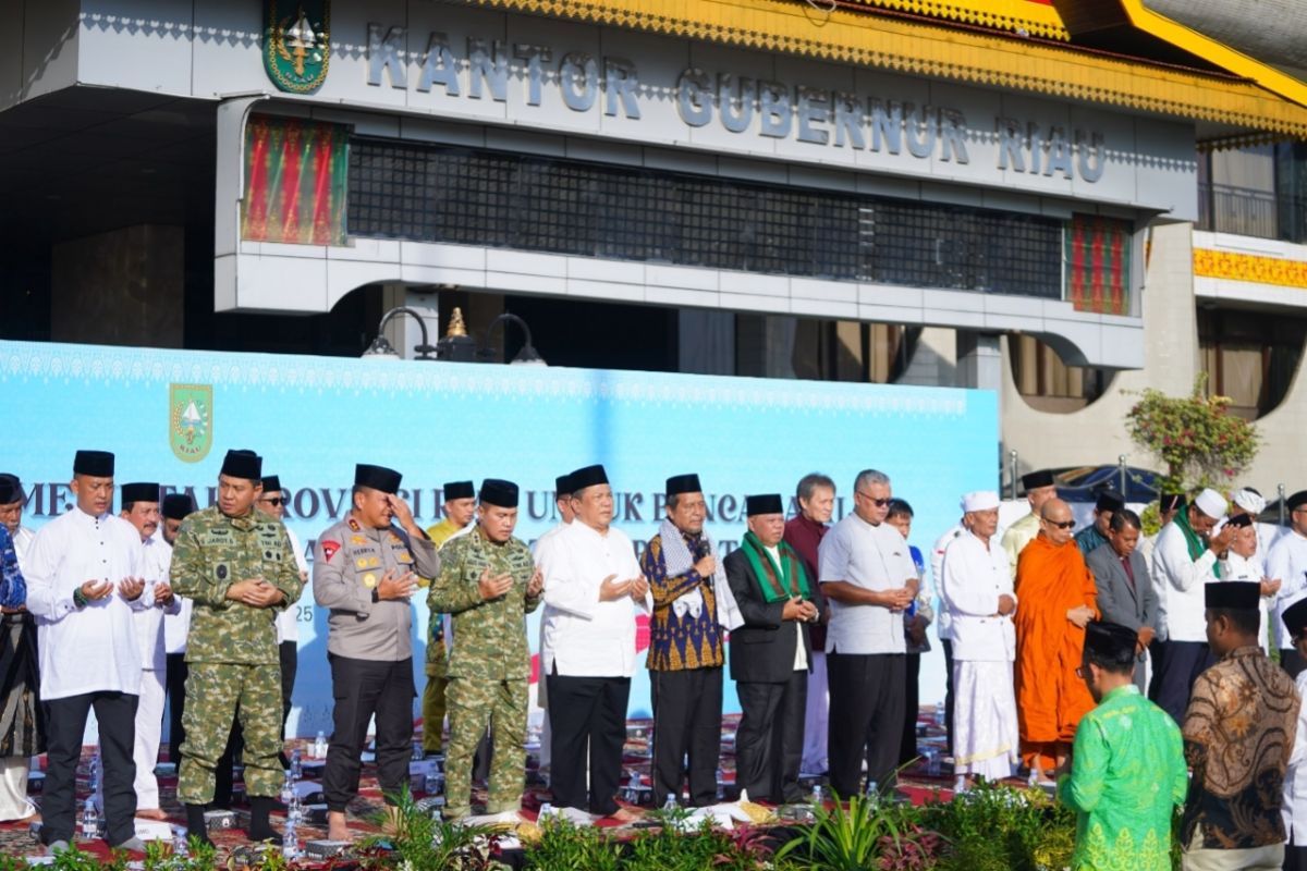 Pemprov Riau doa bersama lintas agama untuk korban bencana Sumatera