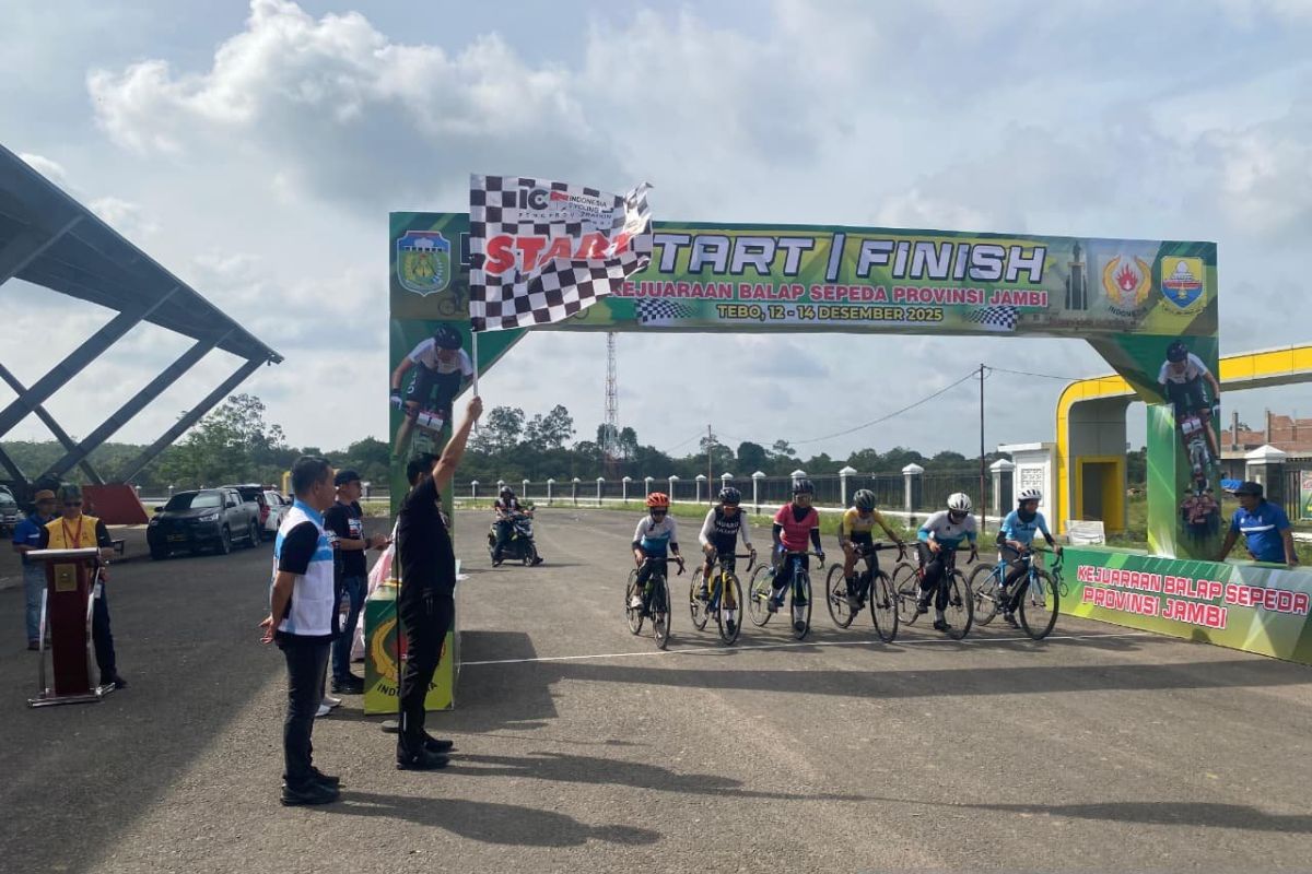 Kejurprov balap sepeda ajang evaluasi atlet Jambi