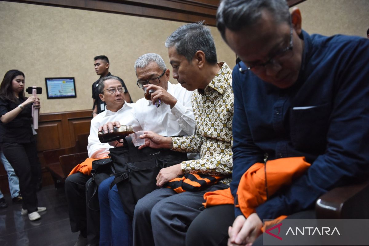 Delapan terdakwa kasus pemerasan izin TKA Kemenaker hadapi sidang vonis