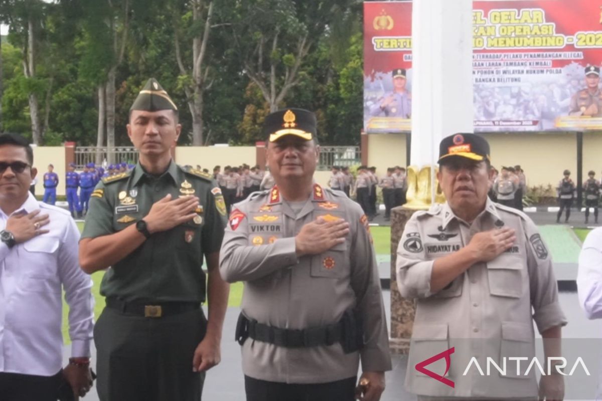 Polda Babel tindak aktivitas tambang di alur Pelabuhan Pangkalbalam