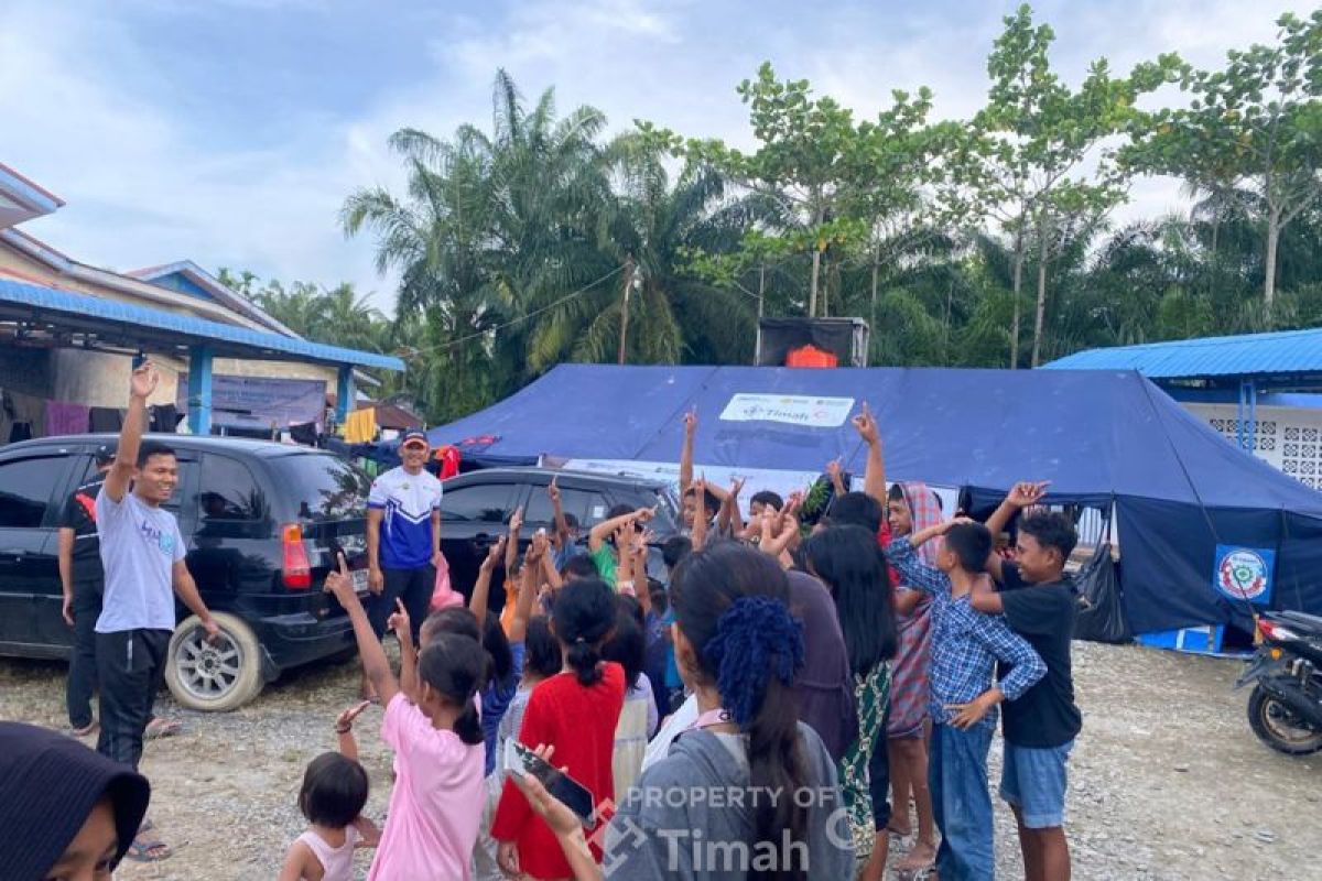 ERG PT Timah fokuskan kebersihan pengungsian korban banjir Sumatera