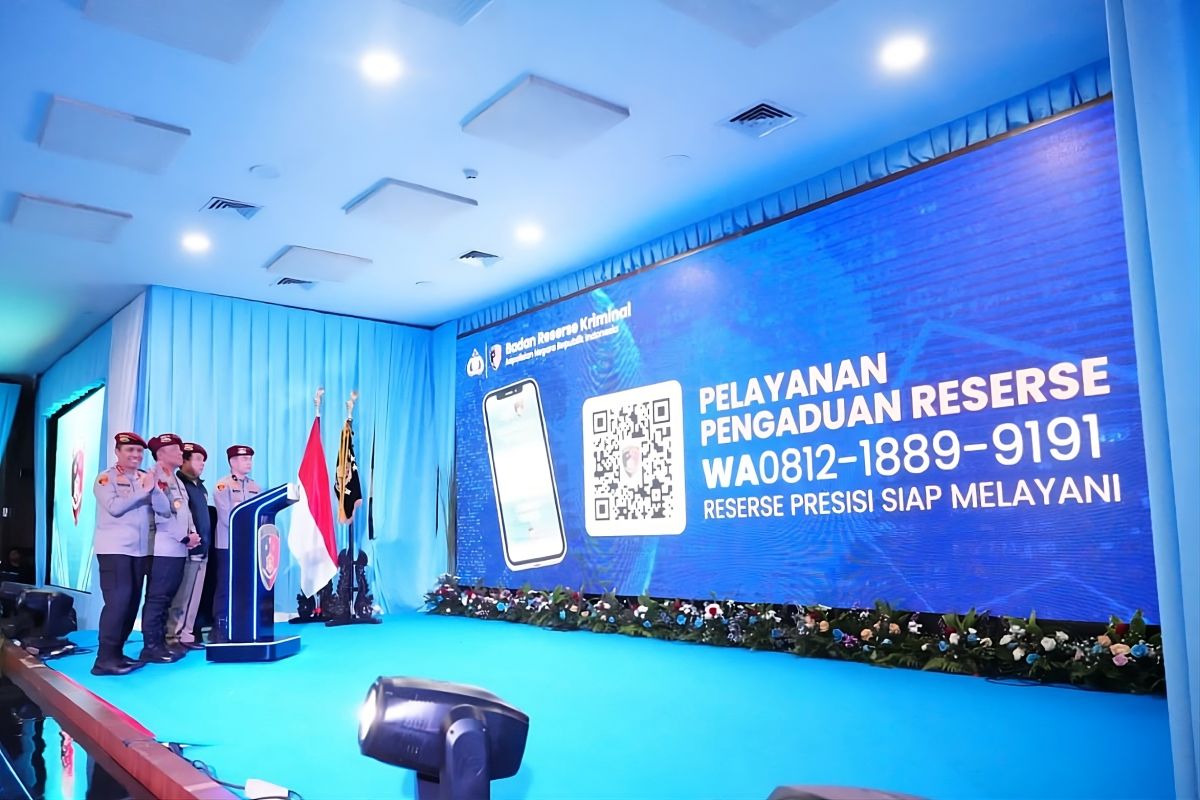 Aplikasi pelayanan pengaduan Reserse Bareskrim Polri diluncurkan