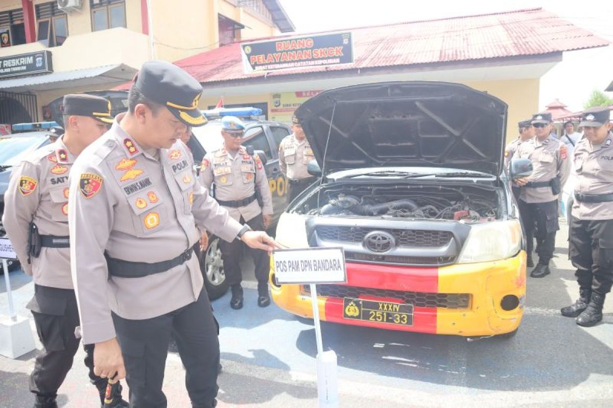 Polres Tarakan Cek Kendaraan Dinas Jelang Pengamanan Natal dan Tahun Baru