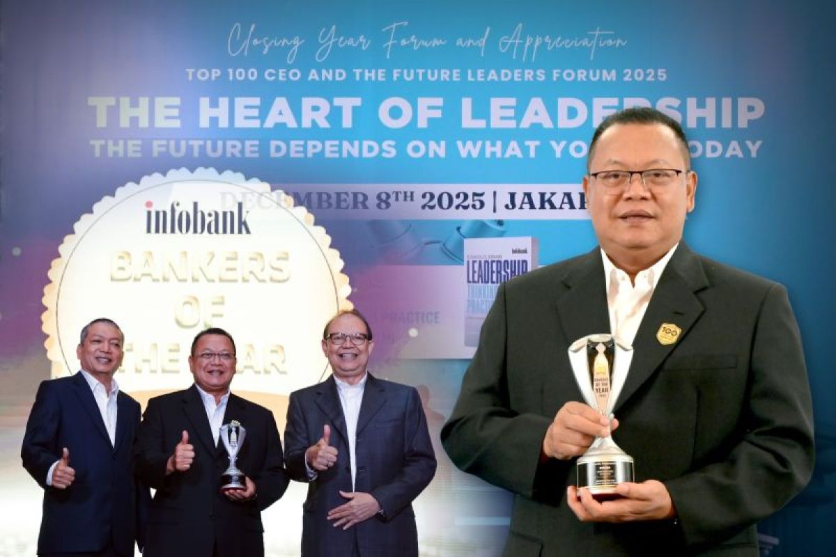 Direksi Bank Kalbar raih pengakuan nasional di ajang Infobank 2025