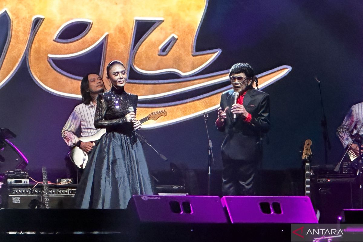 Duet unik Yuni Shara berdangdut, Rhoma Irama bawakan lagu Aladdin