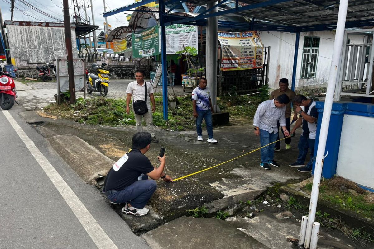 Jalan dalam Kota  Muara Teweh dilebarkan dengan desain modern dan estetika kota