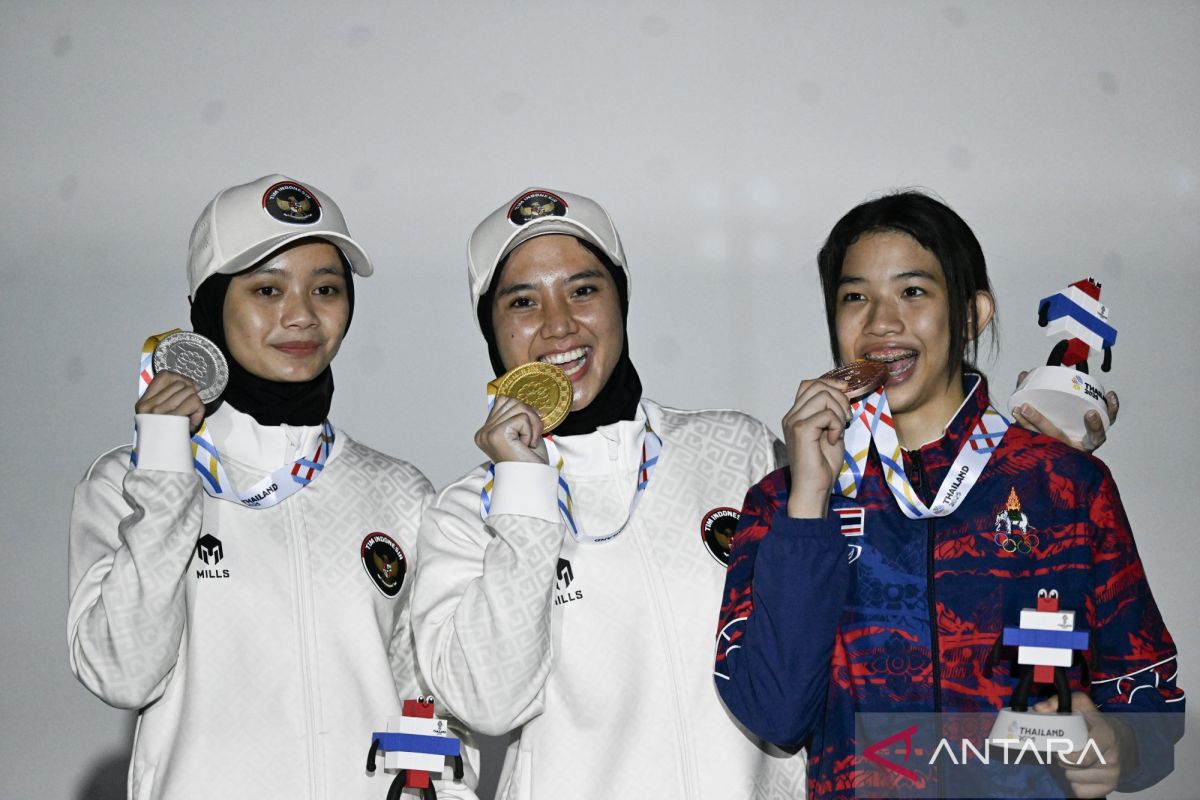 Indonesia kawinkan emas panjat tebing nomor speed SEA Games 2025