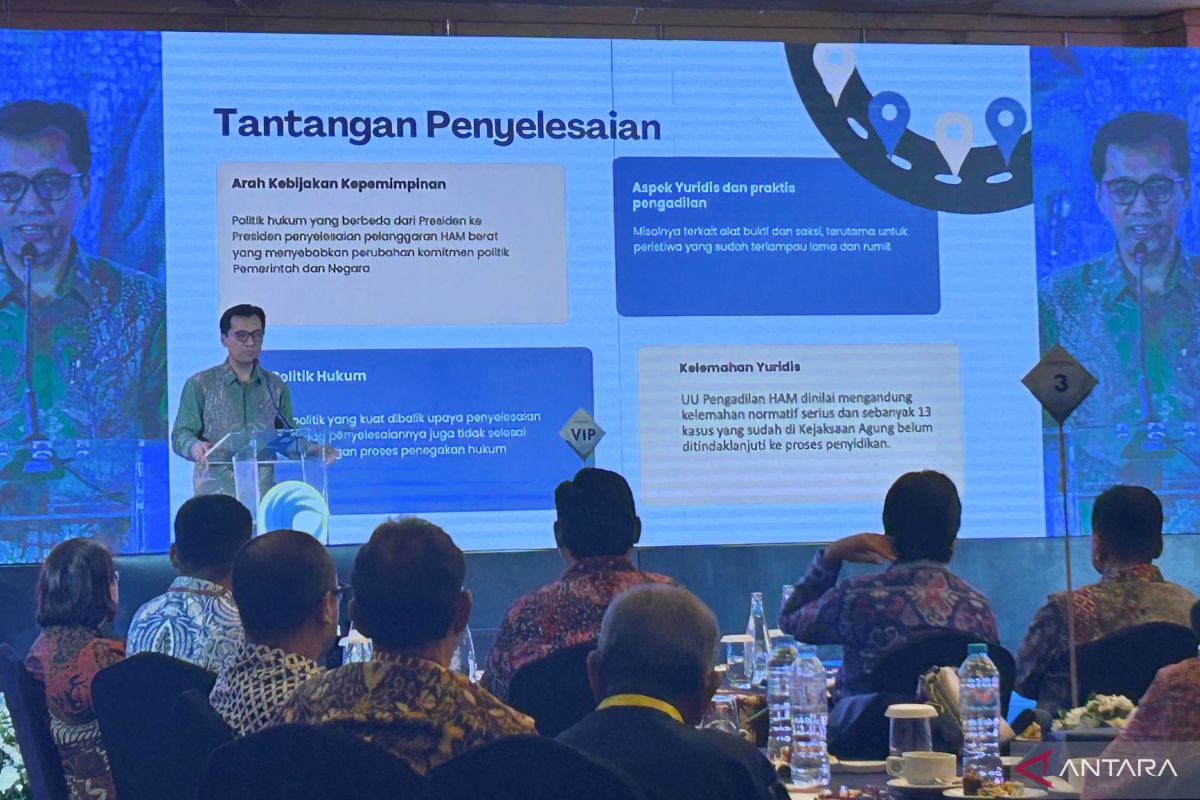 Kemenham catat hak 600 korban pelanggaran HAM berat dipulihkan negara