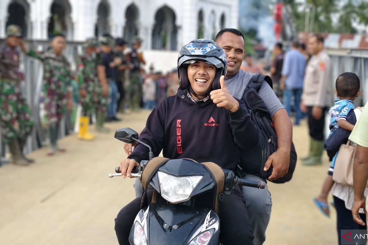 TNI selesaikan pembangunan jembatan untuk pulihkan akses di Bireuen