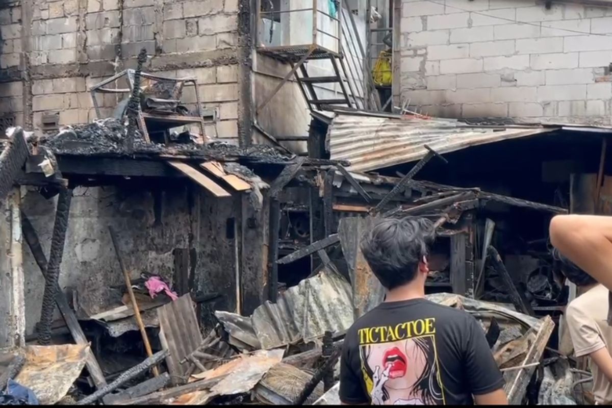 Kebakaran di Jakarta dimanfaatkan maling TV untuk beraksi