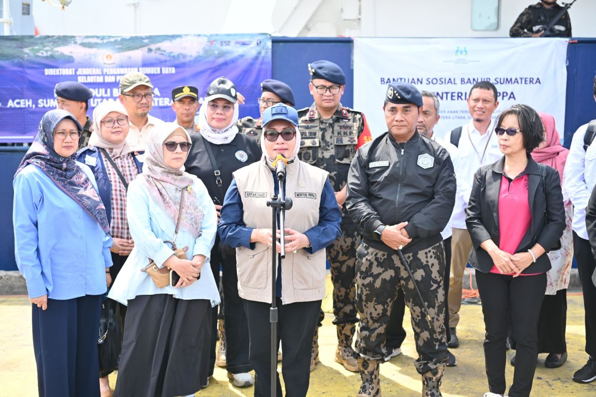 KemenPPPA beri bantuan spesifik untuk perempuan-anak terdampak bencana