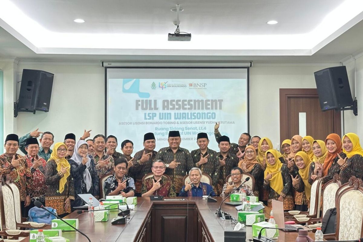 LSP UIN Walisongo jalani full asesmen BNSP, Rektor tegaskan komitmen dukungan penuh