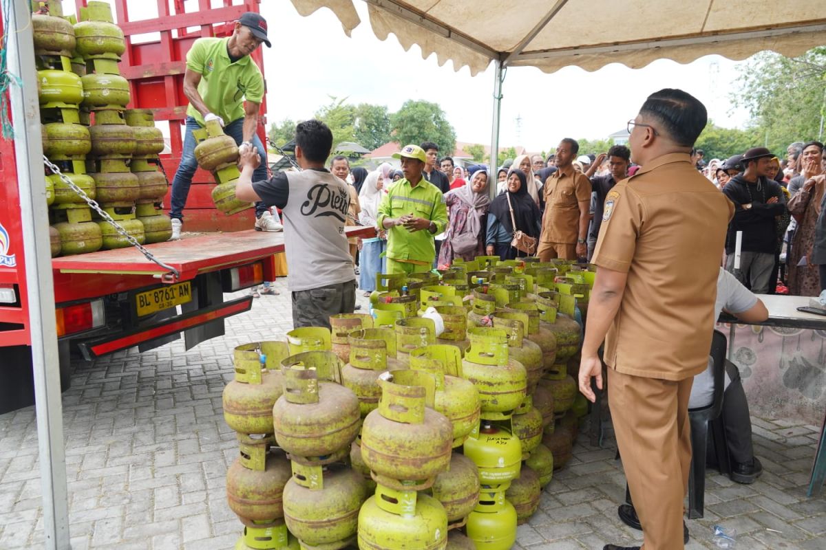 Pertamina: Operasi pasar di Aceh salurkan 14.560 tabung LPG 3 kg