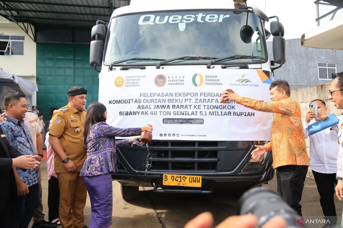 Bogor perluas pasar hortikultura lewat ekspor durian beku ke Tiongkok