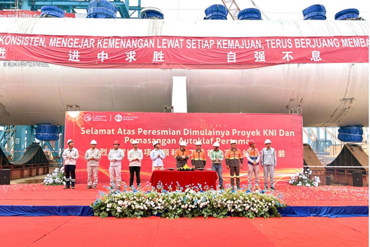 Autoclave tonggak penting Proyek HPAL Pomalaa