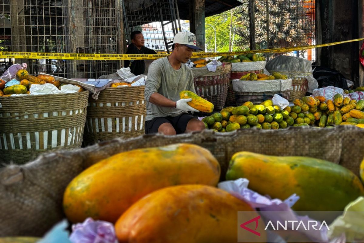 Pramono sebut kebakaran Pasar Kramat Jati akibat konsleting listrik