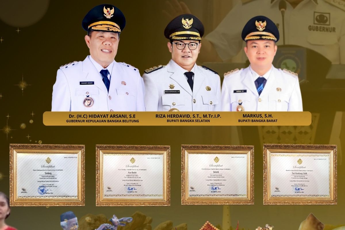 Menbud tetapkan empat warisan budaya Babel sebagai WBTbI