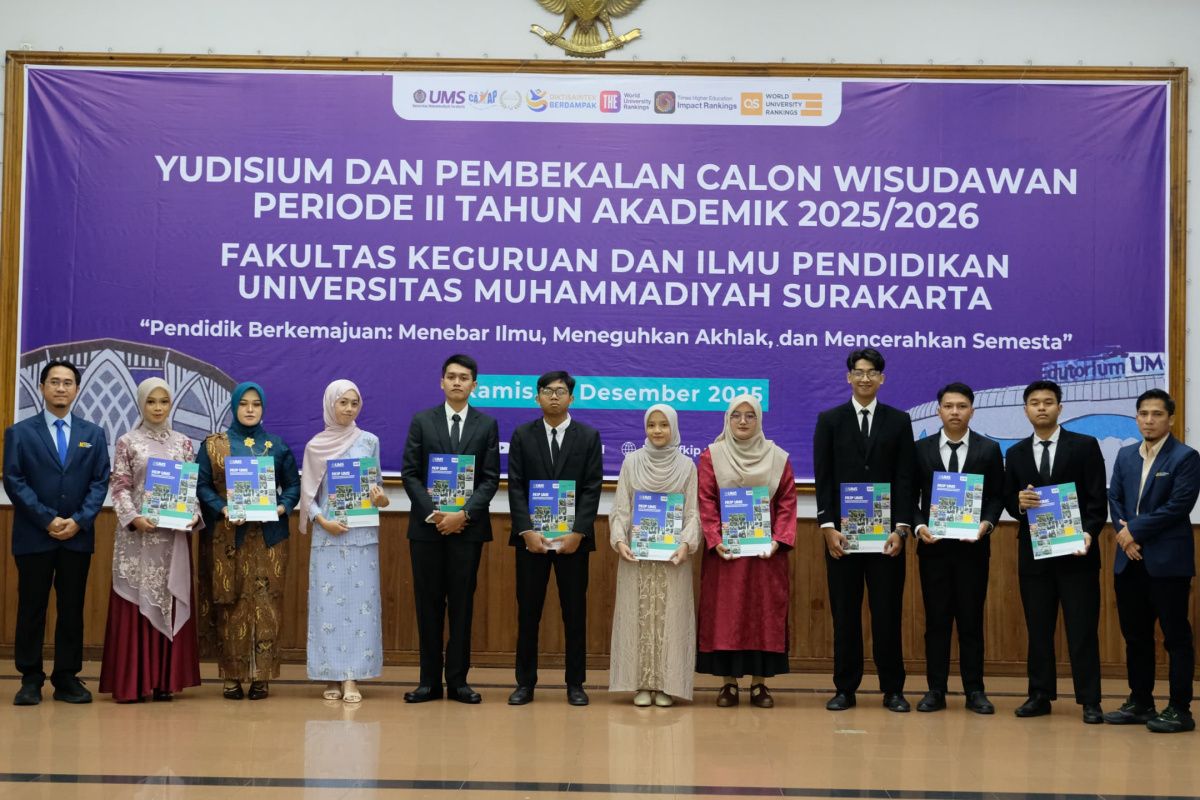 FKIP UMS gelar yudisium dan pembekalan calon wisudawan