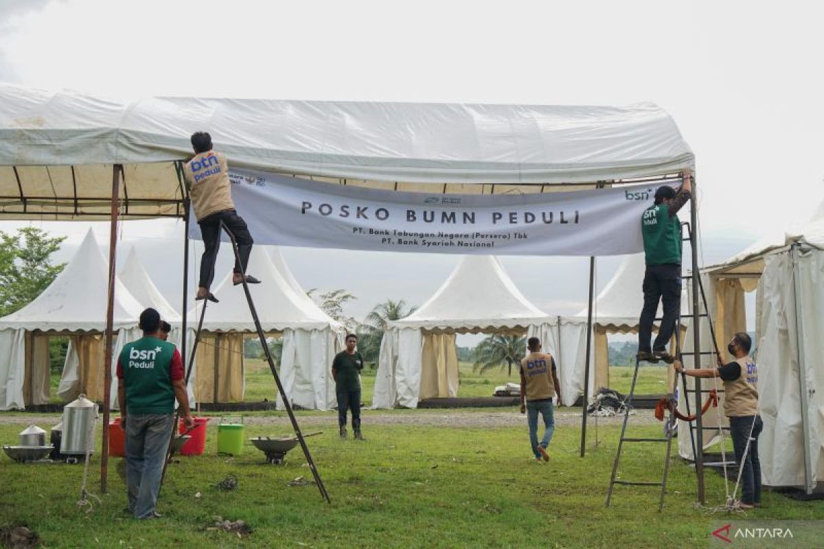 BTN bangun dapur umum dan bantu korban banjir di Pidie Jaya, Aceh