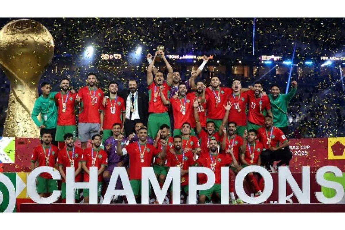 Maroko Angkat Trofi Piala Arab FIFA 2025 Setelah Duel Panas Kontra Yordania