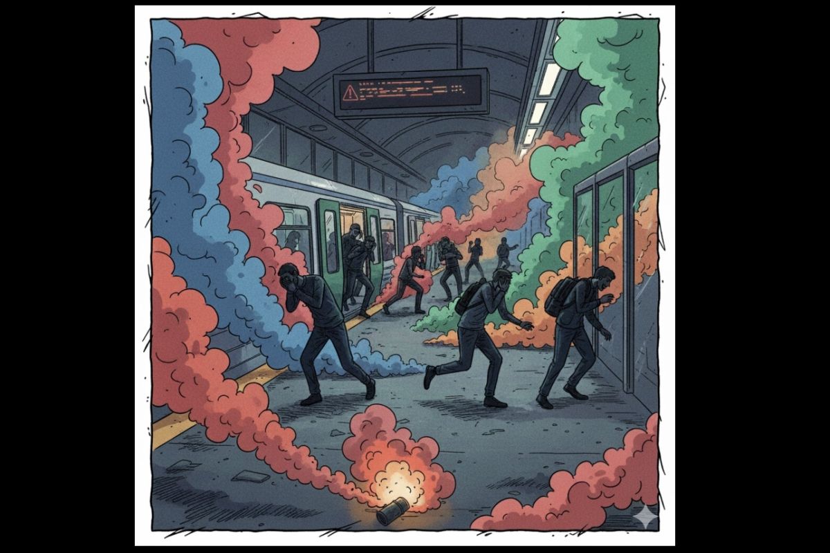 Serangan granat asap di Taipei: Satu tewas, pelaku bunuh diri