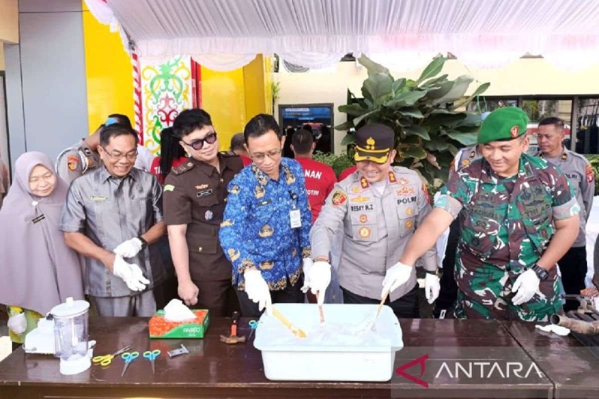 Polres Kotim catat ada penurunan kasus kejahatan selama 2025