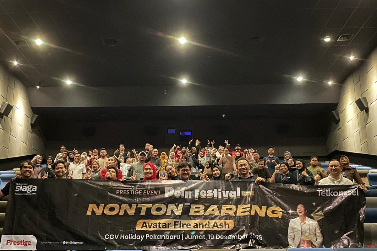 Nobar Hepi Hadir di Pekanbaru, Pelanggan Prestige Telkomsel Bisa Nonton Gratis Cukup Dengan Tukar Poin