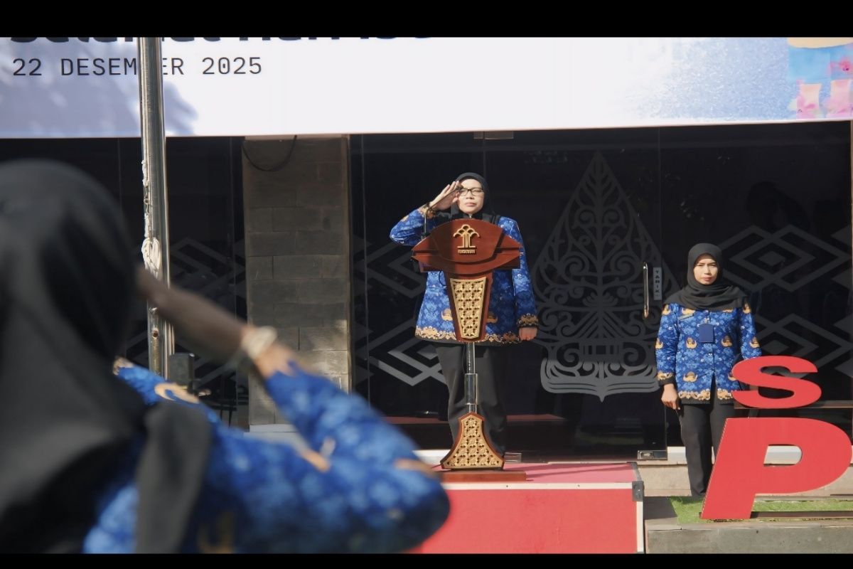 Peringati Hari Ibu ke 97, Kemenkum gelar upacara bendera