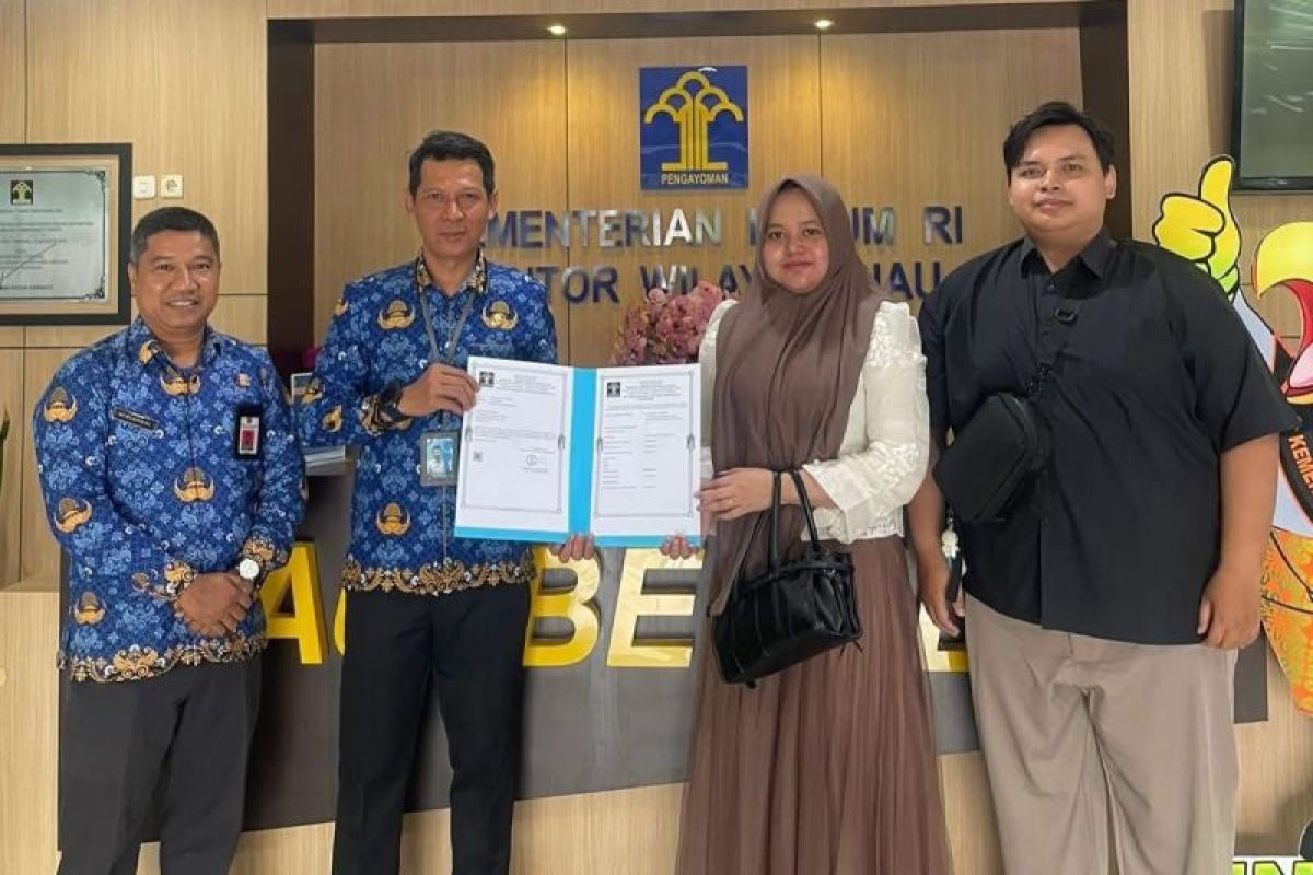 Layanan Cepat Petikan Resmi Pendaftaran Merek di Kanwil Kemenkum Riau