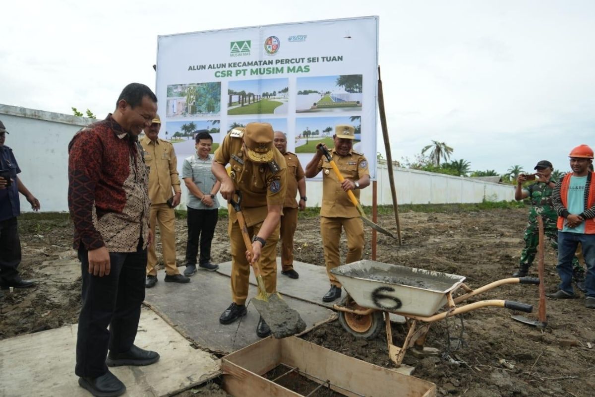 Musim Mas Dukung Pemerintah Kabupaten Deli Serdang Hadirkan Ruang Publik Bersama melalui Pembangunan Alun-Alun