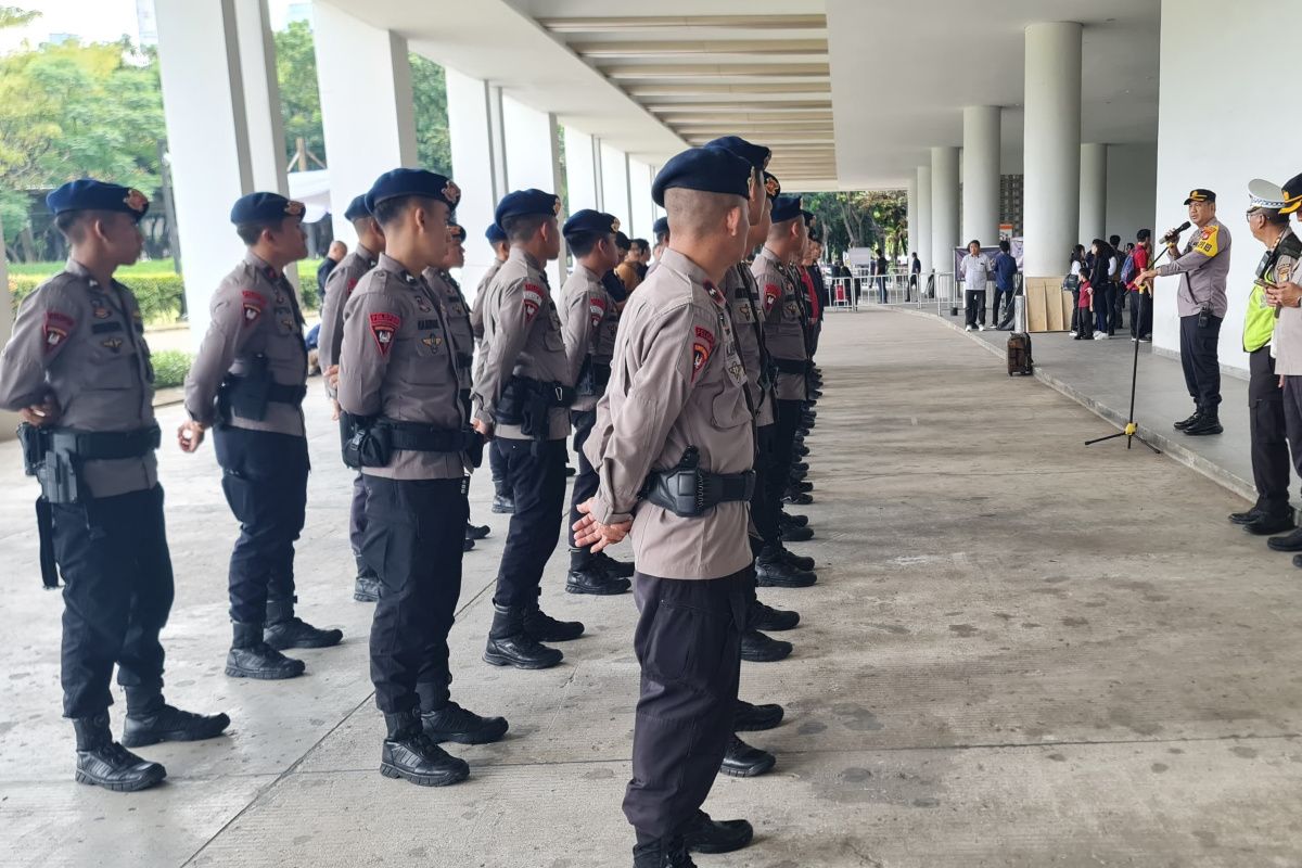 Polisi kerahkan 465 personel amankan perayaan Natal di Indonesia Arena