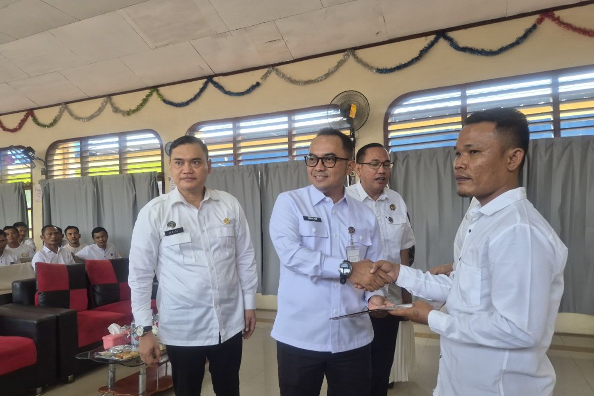 Ditjenpas Jambi beri remisi Natal untuk 105 warga binaan Nasrani