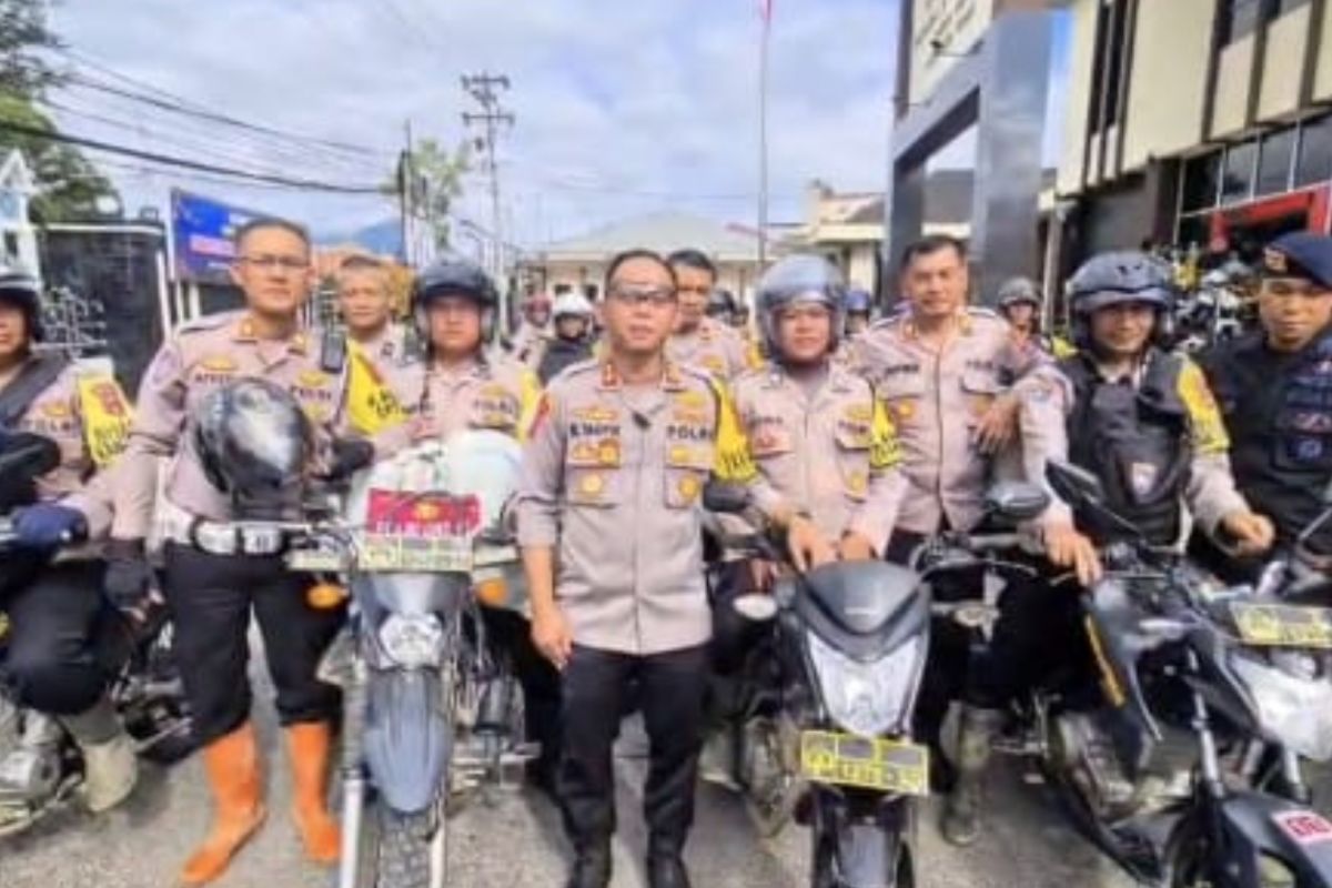 Polisi jangkau bantuan ke daerah terisolasi di Aceh Tengah pakai motor