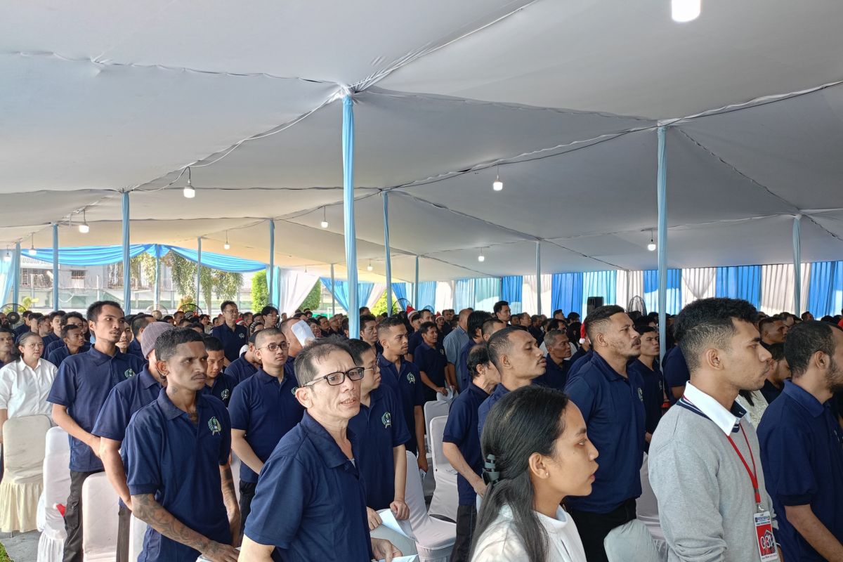 138 warga binaan Lapas Kelas I Cipinang terima Remisi Khusus Natal