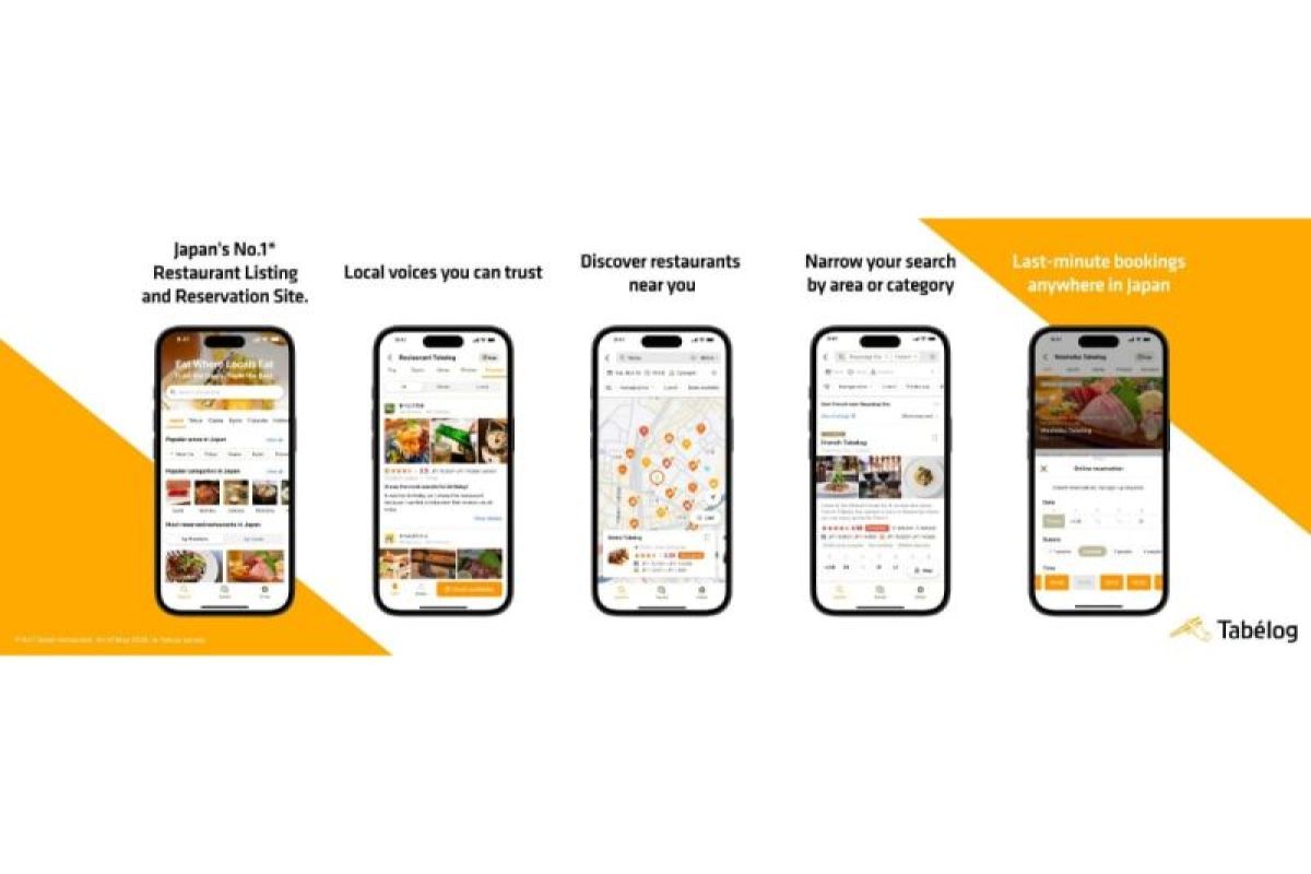 Tabelog, Layanan Pencarian dan Reservasi Restoran Terbesar (*1) di Jepang, Luncurkan Aplikasi Multibahasa untuk Pengunjung Internasional