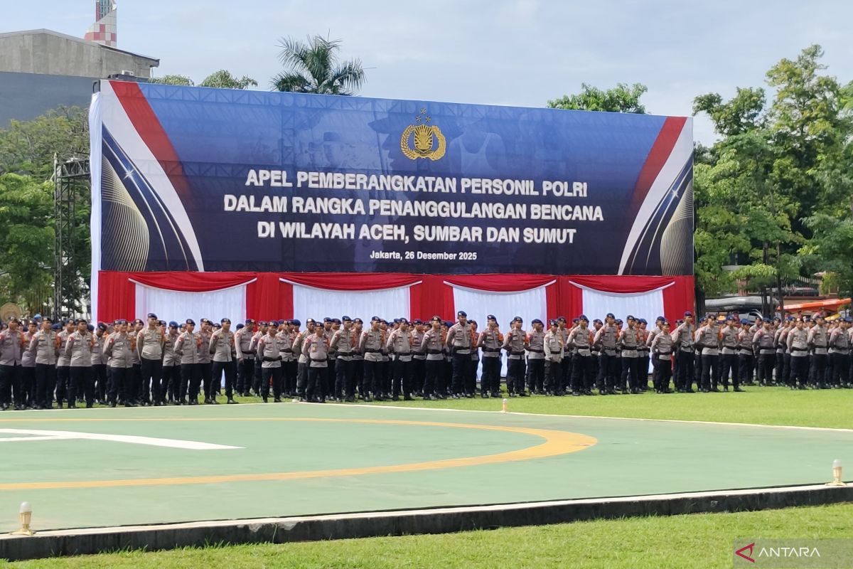 Mabes Polri kembali kerahkan personel ke Aceh untuk bantu pemulihan