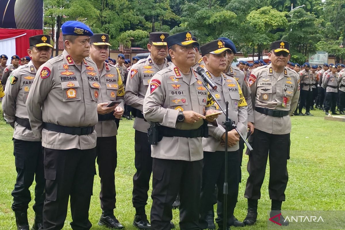 Polri siapkan 1.500 personel untuk perkuat penanganan bencana