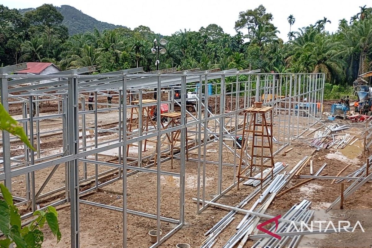 BNPB kebut pembangunan huntara bagi penyintas galodo Kabupaten Agam