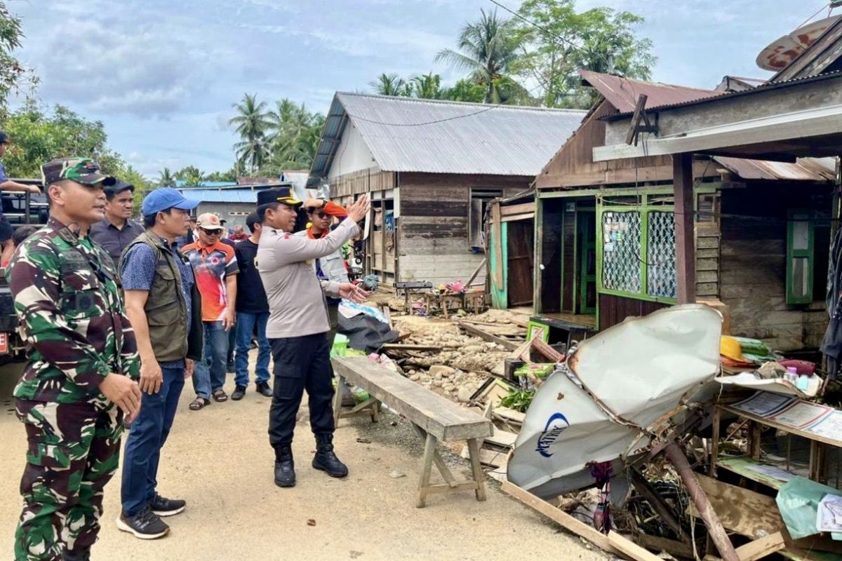 10.949 jiwa dan 3.511 rumah terdampak banjir di Balangan-Kalsel