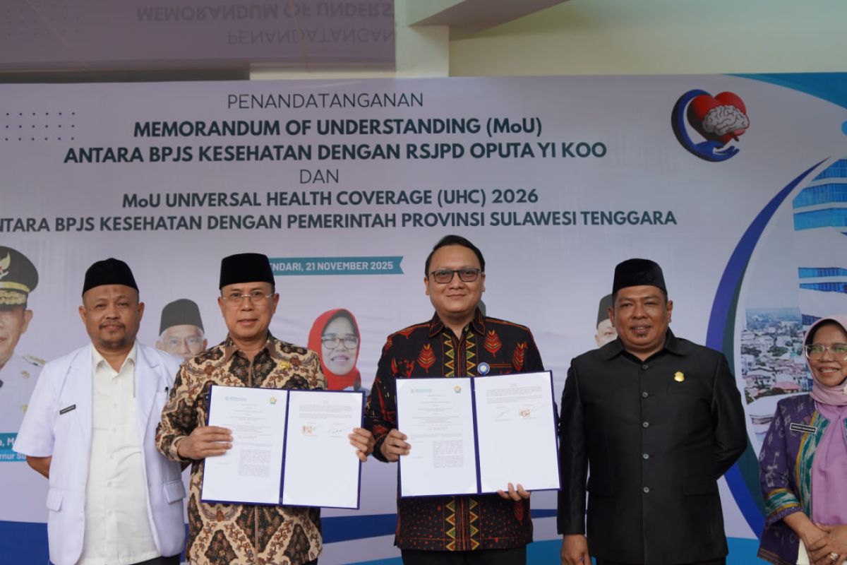 Pemprov-BPJS Kesehatan sepakat tingkatkan UHC 2026 di Sultra