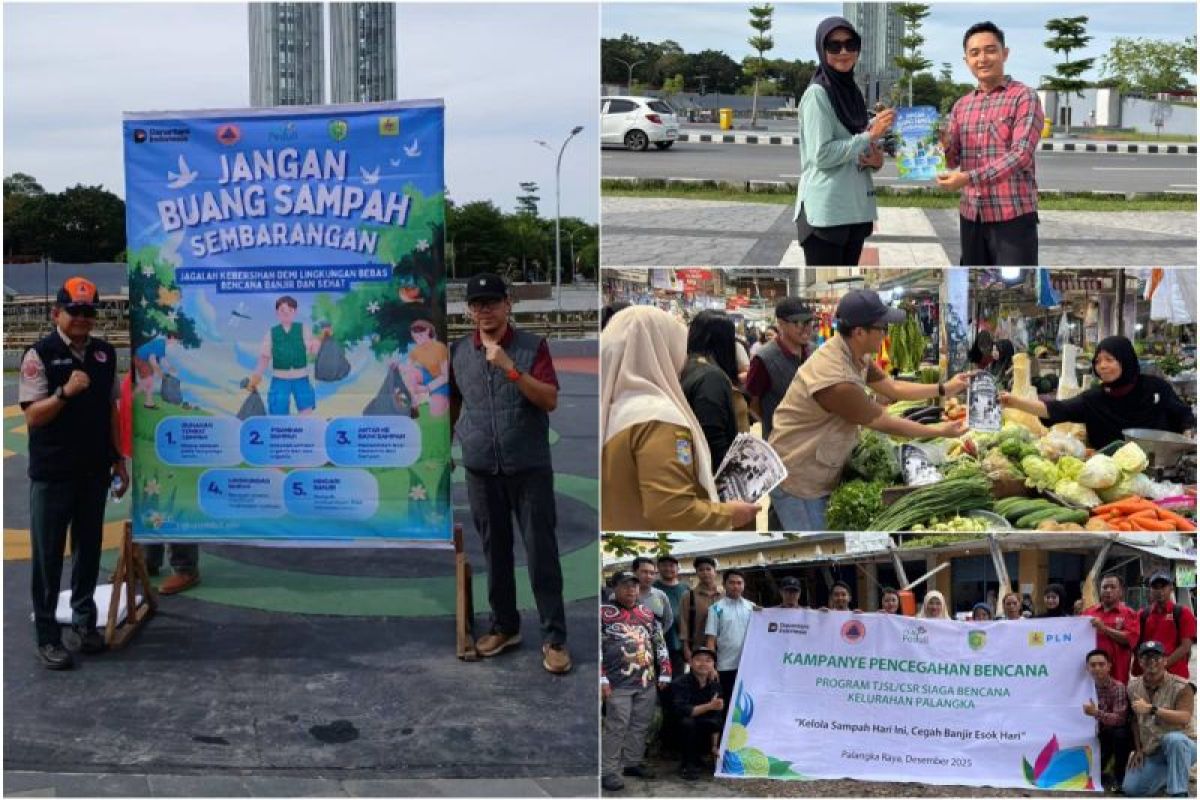 PLN ajak masyarakat Palangka Raya lebih peduli sampah kurangi risiko banjir