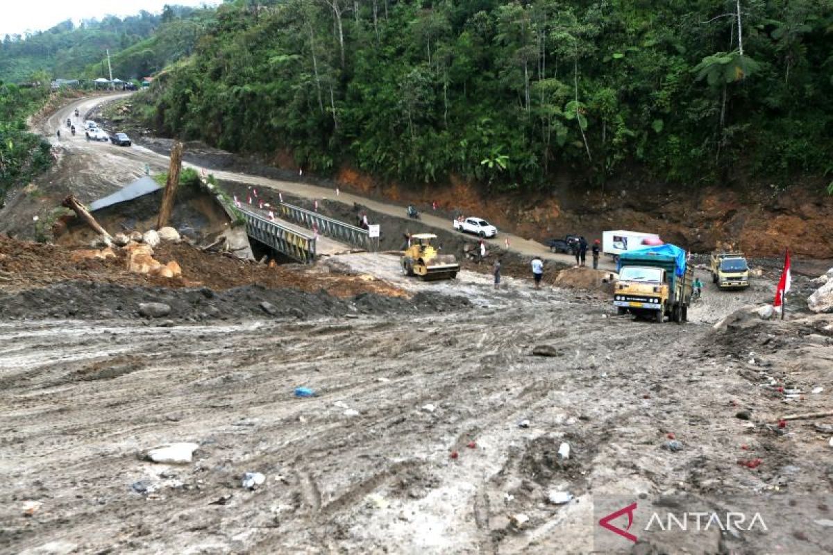 Akses jalan di wilayah tengah Aceh sudah dapat dilalui