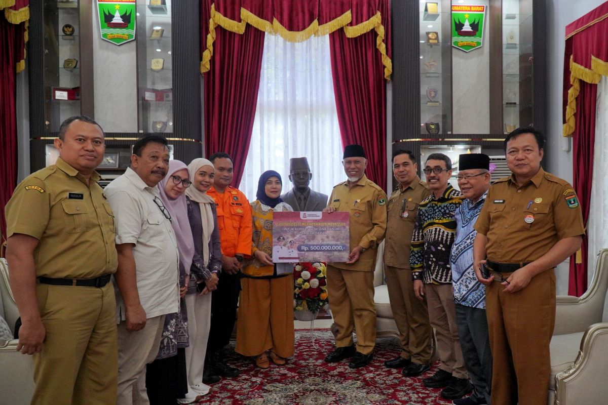 Pemkot Makassar salurkan bantuan untuk korban bencana di Sumbar