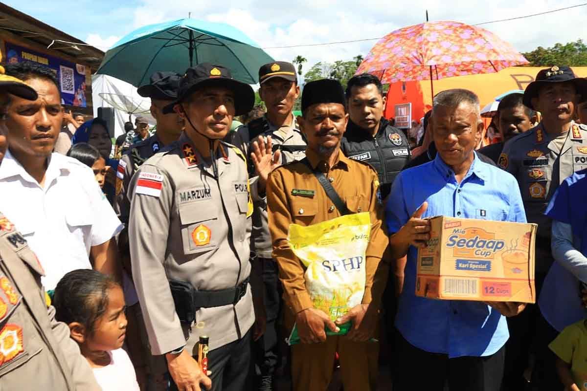 Kapolda Aceh salurkan bantuan kepada pengungsi banjir di Bener Meriah